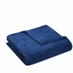 Kate Aurora Ultra Soft & Plush Ogee Damask Fleece Throw Blanket Covers - 50 In. W X 60 In. L -Home Textiles Store GUEST 01bf9604 e275 43c0 ba57 4be916db71b4