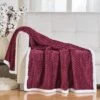 Kate Aurora Ultra Soft & Plush Herringbone Fleece Backing Sofa Accent Throw Blanket - 50 In. W X 60 In. L 2 Kate Aurora Ultra Soft & Plush Herringbone Fleece Backing Sofa Accent Throw Blanket - 50 In. W X 60 In. L -Home Textiles Store GUEST 04a41673 eea3 41f3 8ede 66024913a277