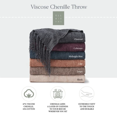 Viscose Chenille Throw Blanket 3 Viscose Chenille Throw Blanket