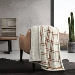 50"x60" Colt Bright Throw Blanket Orange - Wrangler -Home Textiles Store GUEST 063ce7d3 bc53 4d05 aff6 79349dfeef00