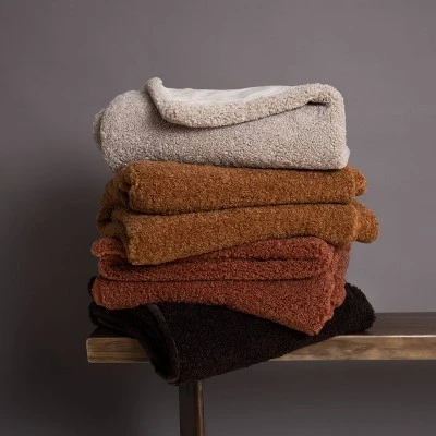 50"x60" Teddy Faux Shearling Lux Throw Blanket - Evergrace 8 50"x60" Teddy Faux Shearling Lux Throw Blanket - Evergrace - Image 6