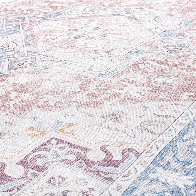 World Rug Gallery Distressed Boho Machine Washable Area Rug 7 World Rug Gallery Distressed Boho Machine Washable Area Rug - Image 5