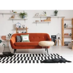 16"x16" Halloween Boo Ticking Square Throw Pillow - E By Design -Home Textiles Store GUEST 09cfaec8 a81c 4b81 8948 6d65e3f2c411