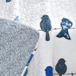 Lush Decor Rowley Birds Throw Blue -Home Textiles Store GUEST 0a6c1665 2b18 4d77 8ac0 4e205d246a70