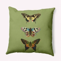 16"x16" Butterflies Square Throw Pillow - E By Design -Home Textiles Store GUEST 0dd000e7 2fd6 4c6b af37 654f59a2ee06