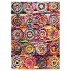 Kindra Circles Shaggy Area Rug - NuLOOM -Home Textiles Store GUEST 0ddaf5c0 3fd4 464f 994c 9dc7d1d095ca