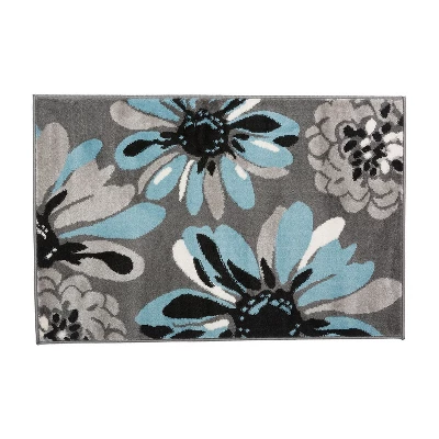 World Rug Gallery Contemporary Modern Flowers Area Rug 7 World Rug Gallery Contemporary Modern Flowers Area Rug - Image 5