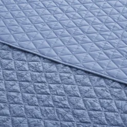 Rowan Blue Quilted Throw - Levtex Home 8 Rowan Blue Quilted Throw - Levtex Home -Home Textiles Store GUEST 0fd972c4 9c59 4377 b1c1 e1a44344dfde