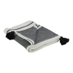 2-Tone Chevron Striped Throw Blanket - Design Imports -Home Textiles Store GUEST 1019f3a1 44f6 4112 8326 de44f9ef0961