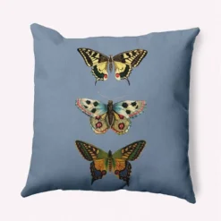 16"x16" Butterflies Square Throw Pillow - E By Design -Home Textiles Store GUEST 10632b13 510f 4b5b 8b13 321c073f8a5b