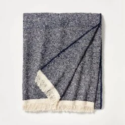 Herringbone Frayed Edges Throw Blanket - Threshold™ Designed With Studio McGee -Home Textiles Store GUEST 10ebf0a7 3b1a 4fe8 99e3 b927512565df