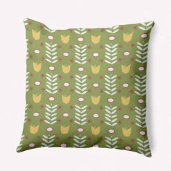 16"x16" Spring Garden Square Throw Pillow - E By Design -Home Textiles Store GUEST 12a4339c c8c8 4103 b13f a4e87dbef2a9
