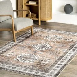 NuLOOM Evelina Traditional Stain Repellent Machine Washable Area Rug -Home Textiles Store GUEST 13543209 3ada 4a8b a435 ddba4ad3f61e