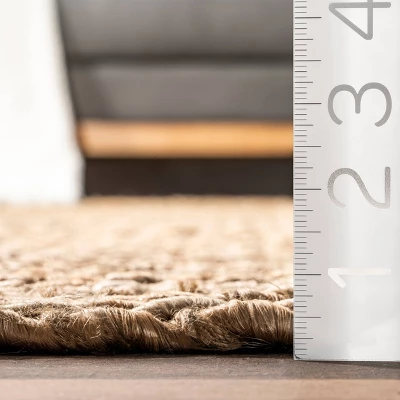 NuLOOM Hand Woven Hailey Jute Rug 4 NuLOOM Hand Woven Hailey Jute Rug - Image 2