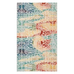 Neva Floral Accent Rug - Safavieh -Home Textiles Store GUEST 14a7a78e 681b 4946 833a 3deb8a5e30d3