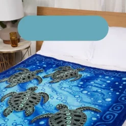 Dawhud Direct 50" X 60" Sea Turtle Fleece Throw Blanket For Women, Men And Kids 7 Dawhud Direct 50" X 60" Sea Turtle Fleece Throw Blanket For Women, Men And Kids -Home Textiles Store GUEST 1637abe2 2b0a 4297 872e 4d1571f8d7da