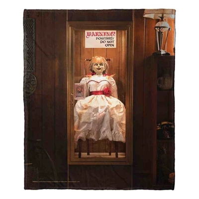 Warner Bros. Annabelle Positively Do Not Open Silk Touch Throw Blanket 50x60 Inches 4 Warner Bros. Annabelle Positively Do Not Open Silk Touch Throw Blanket 50x60 Inches - Image 2