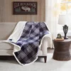 60"x70" Leeds Faux Mink To Berber Heated Throw Blanket Navy - Woolrich 1 60"x70" Leeds Faux Mink To Berber Heated Throw Blanket Navy - Woolrich -Home Textiles Store GUEST 17bb30d8 a4d8 4e9e 9f02 317d7ff1eabf
