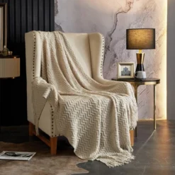 Newport Woven Throw Blanket Plush Super Soft Textured Pattern 50in X 60in By Chic Home -Home Textiles Store GUEST 19db5767 0b9b 4381 b9ab e3581a5f5c13