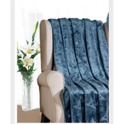 Sheridan Paris Collection Eiffel Tower Super Warm And Cozy Embossed Flannel Throw Blanket 50" X 60" -Home Textiles Store GUEST 1a2f9417 928d 473b be68 7e2654b6e2b4