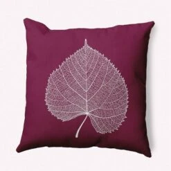 16"x16" Leaf Study Square Throw Pillow - E By Design -Home Textiles Store GUEST 1a6041e7 fa48 4857 86b6 096c44411a0d