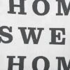 16"x16" 'Home Sweet Home' Square Throw Pillow - E By Design
