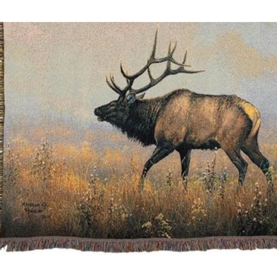 Manual Woodworks And Weavers Grey Elk Throw Blanket – Nature-Inspired Tapestry For Living Room Or Decor 3 Manual Woodworks And Weavers Grey Elk Throw Blanket – Nature-Inspired Tapestry For Living Room Or Decor