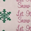 16"x16" 'Let It Snow' Square Throw Pillow Light Mauve - E By Design: Indoor Accent, Holiday Cheer Collection 1 16"x16" 'Let It Snow' Square Throw Pillow Light Mauve - E By Design: Indoor Accent, Holiday Cheer Collection -Home Textiles Store GUEST 1c95fd46 5137 4e49 9dbc 9868d12f7911