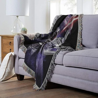 NORTHWEST Star Wars Woven Tapestry Throw Blanket, 48" X 60", Midnight Vader 5 NORTHWEST Star Wars Woven Tapestry Throw Blanket, 48" X 60", Midnight Vader - Image 3