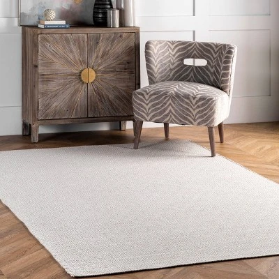 Cotton Hand Loomed Lorretta Area Rug - NuLOOM 4 Cotton Hand Loomed Lorretta Area Rug - NuLOOM - Image 2