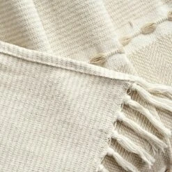 50"x60" Herringbone Striped Yarn Dyed Cotton Woven Throw Blanket With Tassels - Lush Décor 14 50"x60" Herringbone Striped Yarn Dyed Cotton Woven Throw Blanket With Tassels - Lush Décor -Home Textiles Store GUEST 21a53f37 8486 46db 9449 be5e06a7c78a