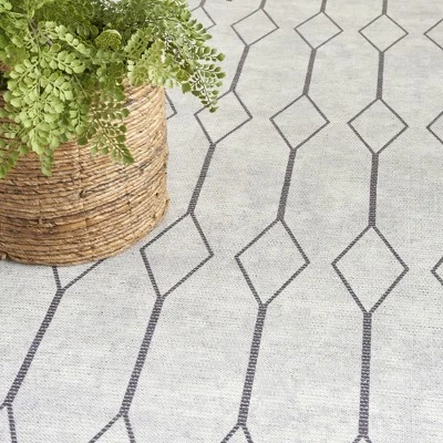 Nicole Curtis Machine Washable Series 1 Modern Trellis Indoor Rug 9 Nicole Curtis Machine Washable Series 1 Modern Trellis Indoor Rug - Image 7