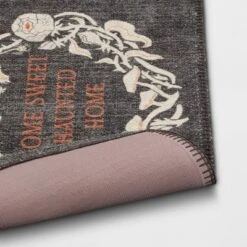1'8"x2'10" Washable 'Home Sweet Haunted Home' Accent Rug - Threshold™ 7 1'8"x2'10" Washable 'Home Sweet Haunted Home' Accent Rug - Threshold™ -Home Textiles Store GUEST 24967322 6367 4650 a198 4d0c198ce04e