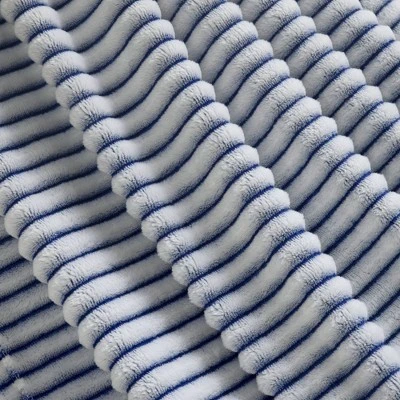 92"x120" Oversized Super Cozy Ultra Soft Ribbed Faux Fur Throw Blanket - Lush Décor 4 92"x120" Oversized Super Cozy Ultra Soft Ribbed Faux Fur Throw Blanket - Lush Décor - Image 2