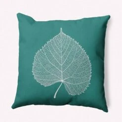 16"x16" Leaf Study Square Throw Pillow - E By Design -Home Textiles Store GUEST 26408bef 910b 4a70 9818 10789a2ae6b3