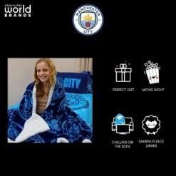 Bioworld Manchester City FC Character World Official Soccer Crest Design Throw Blanket (60 X 70 Inches) 9 Bioworld Manchester City FC Character World Official Soccer Crest Design Throw Blanket (60 X 70 Inches) -Home Textiles Store GUEST 29179a59 6acf 40af a077 ad3596b89294