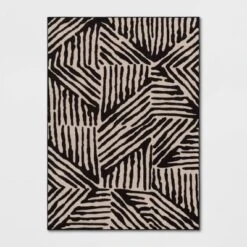 Abstract Lines Rug Black/Tan - Threshold™ 10 Abstract Lines Rug Black/Tan - Threshold™ -Home Textiles Store GUEST 2b3b14d6 1781 4d26 a5bb 3e2956f51323