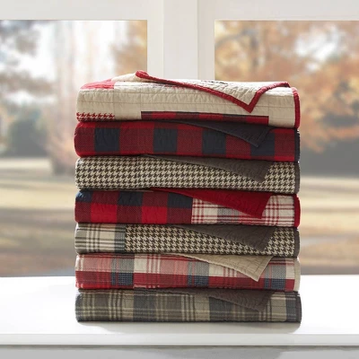 50"x70" Sunset Quilted Throw Blanket Red - Woolrich 4 50"x70" Sunset Quilted Throw Blanket Red - Woolrich - Image 2