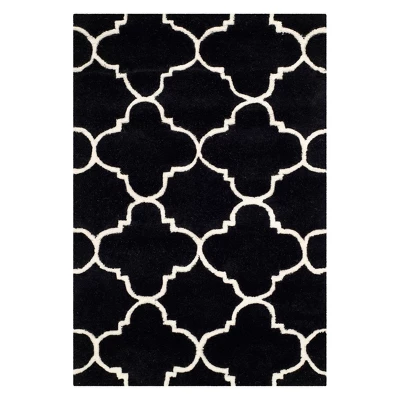 Lena Quatrefoil Design Tufted Accent Rug - Safavieh 3 Lena Quatrefoil Design Tufted Accent Rug - Safavieh
