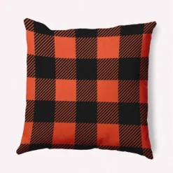 16"x16" Buffalo Plaid Square Throw Pillow - E By Design 23 16"x16" Buffalo Plaid Square Throw Pillow - E By Design -Home Textiles Store GUEST 2cd63667 2963 4721 9e41 95ac702db393