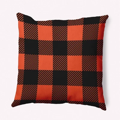 16"x16" Buffalo Plaid Square Throw Pillow - E By Design 10 16"x16" Buffalo Plaid Square Throw Pillow - E By Design - Image 8