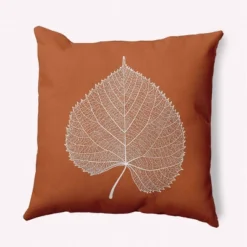 16"x16" Leaf Study Square Throw Pillow - E By Design -Home Textiles Store GUEST 2d44b6a5 2647 485a 850c e9cbde47617f