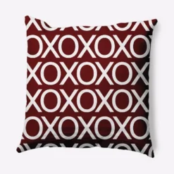 16"x16" Hugs And Kisses Valentines Square Throw Pillow - E By Design 9 16"x16" Hugs And Kisses Valentines Square Throw Pillow - E By Design -Home Textiles Store GUEST 2da44c3f e2f5 4733 97d2 c3bca7283d65