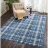 Nourison Grafix Contemporary Plaid Area Rug 2 Nourison Grafix Contemporary Plaid Area Rug -Home Textiles Store GUEST 2f45f418 6679 4ae5 b53a 2d97ec5888e7