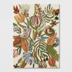 Floral Wool Tufted Area Rug Pink/White - Opalhouse™ -Home Textiles Store GUEST 31188344 1764 41c8 b8db cf880ff73088