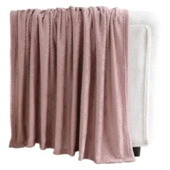 Kate Aurora Ultra Soft & Plush Hypoallergenic Boston Geo Accent Fleece Throw Blanket - 50" X 60" -Home Textiles Store GUEST 313dcde2 5603 4bec 823d 4332f9ba9b64
