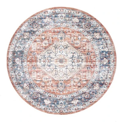 NuLOOM Zara Vintage Medallion Area Rug 20 NuLOOM Zara Vintage Medallion Area Rug - Image 18