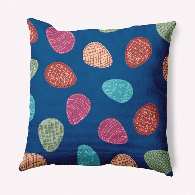 16"x16" Egg Hunt Easter Square Throw Pillow - E By Design 8 16"x16" Egg Hunt Easter Square Throw Pillow - E By Design - Image 6