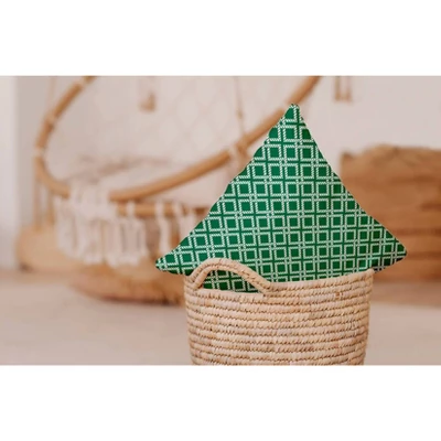 E By Design Geometric Rope Rigging Decorative Throw Pillow Mint Green: Indoor Square Cushion, Nautical Theme, Twill Polyester 6 E By Design Geometric Rope Rigging Decorative Throw Pillow Mint Green: Indoor Square Cushion, Nautical Theme, Twill Polyester - Image 4