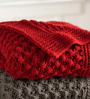 Lightweight Knitted Cozy Acrylic Throw 4 Lightweight Knitted Cozy Acrylic Throw - Image 2